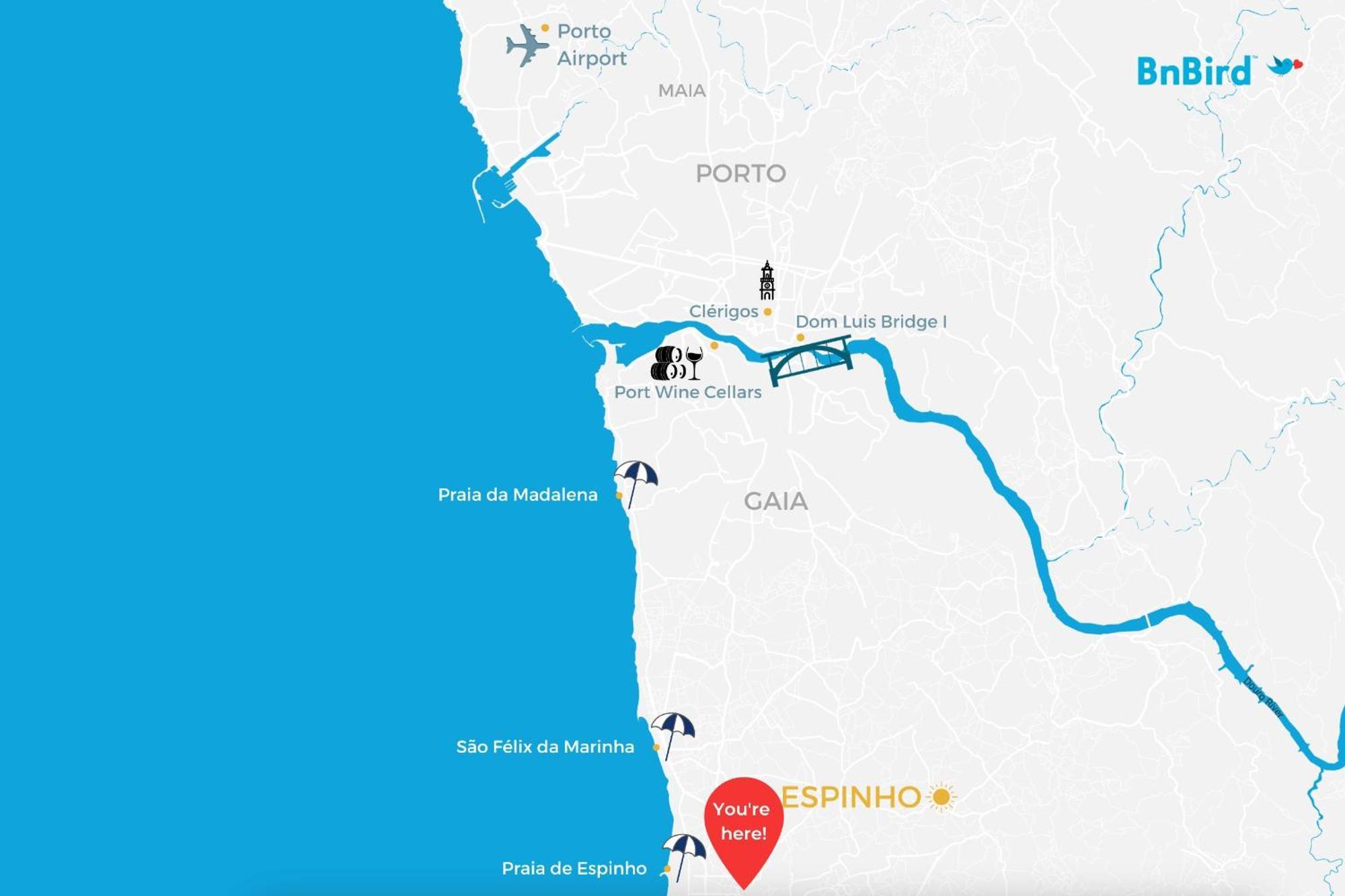 Espinho Beach 4 Stays ภายนอก รูปภาพ